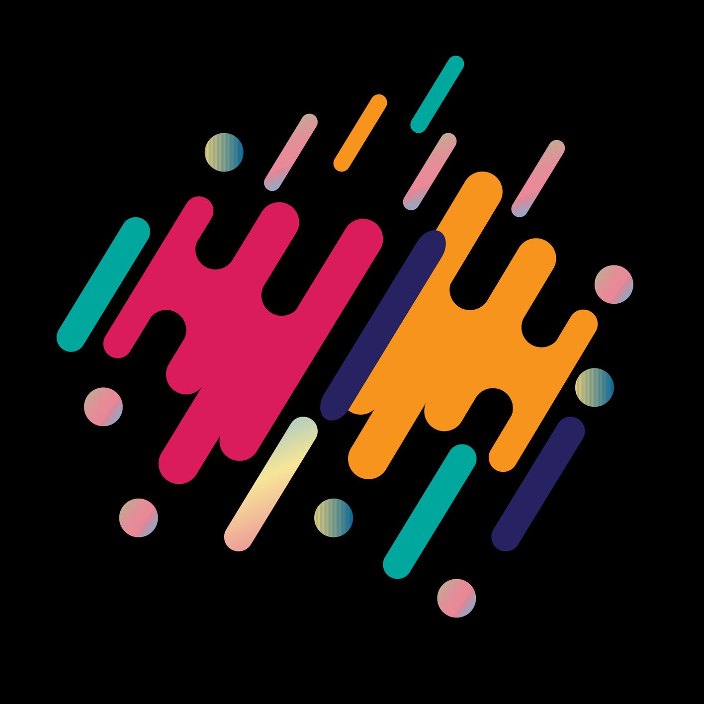 Abstract geometric background | Creative Direction Project