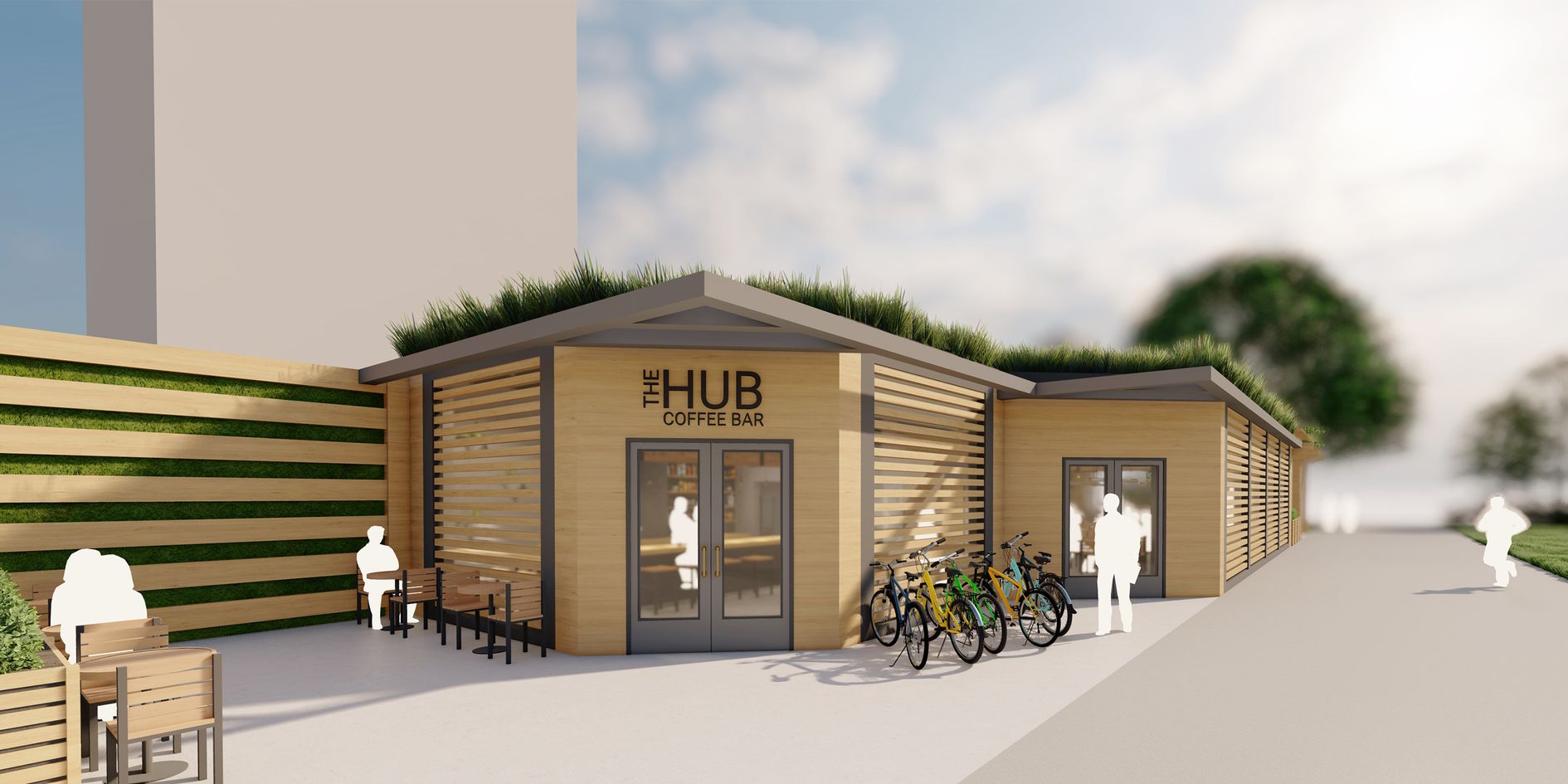 The Hub Coffee Bar Urban Design Project