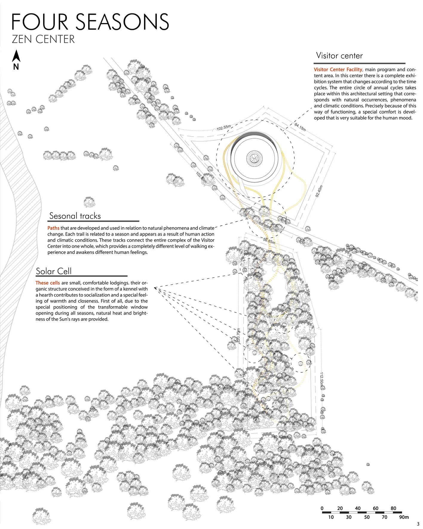 FOUR SEASONS Zen center Architecture Project